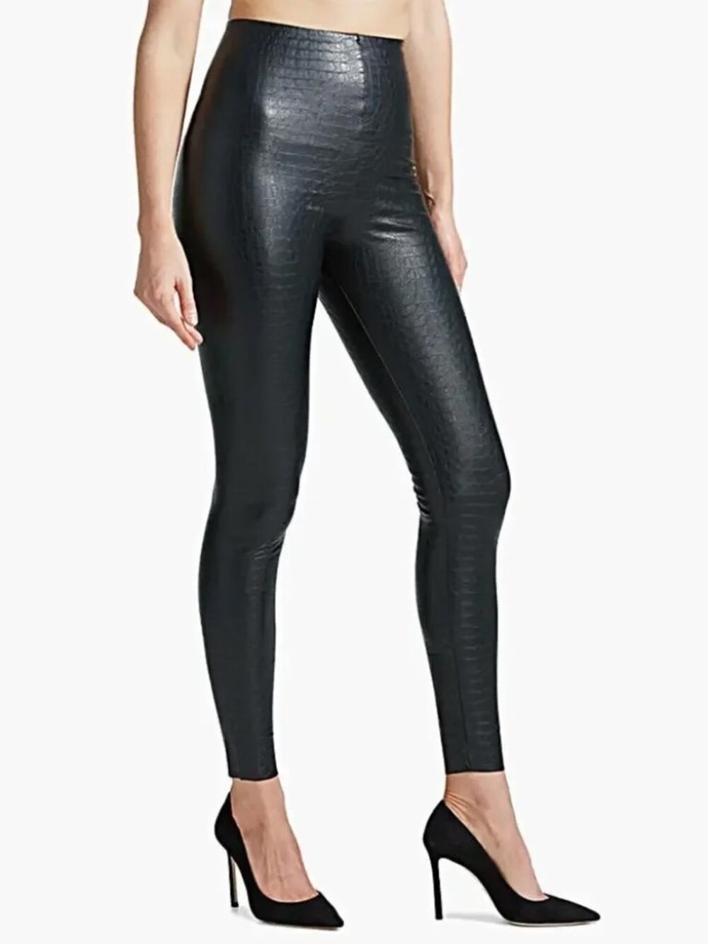 Commando Croc Faux Leather Leggings Small EPC